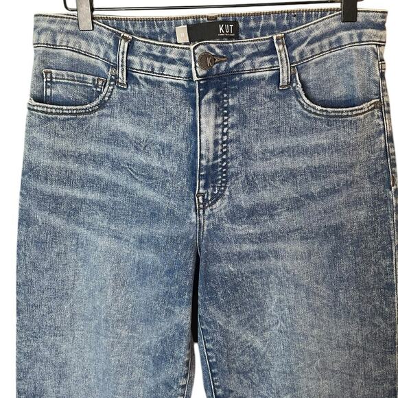 Kut from the Kloth Women’s Sz 10 Charlotte Wide Leg Crop Jeans High Rise - Picture 2 of 6